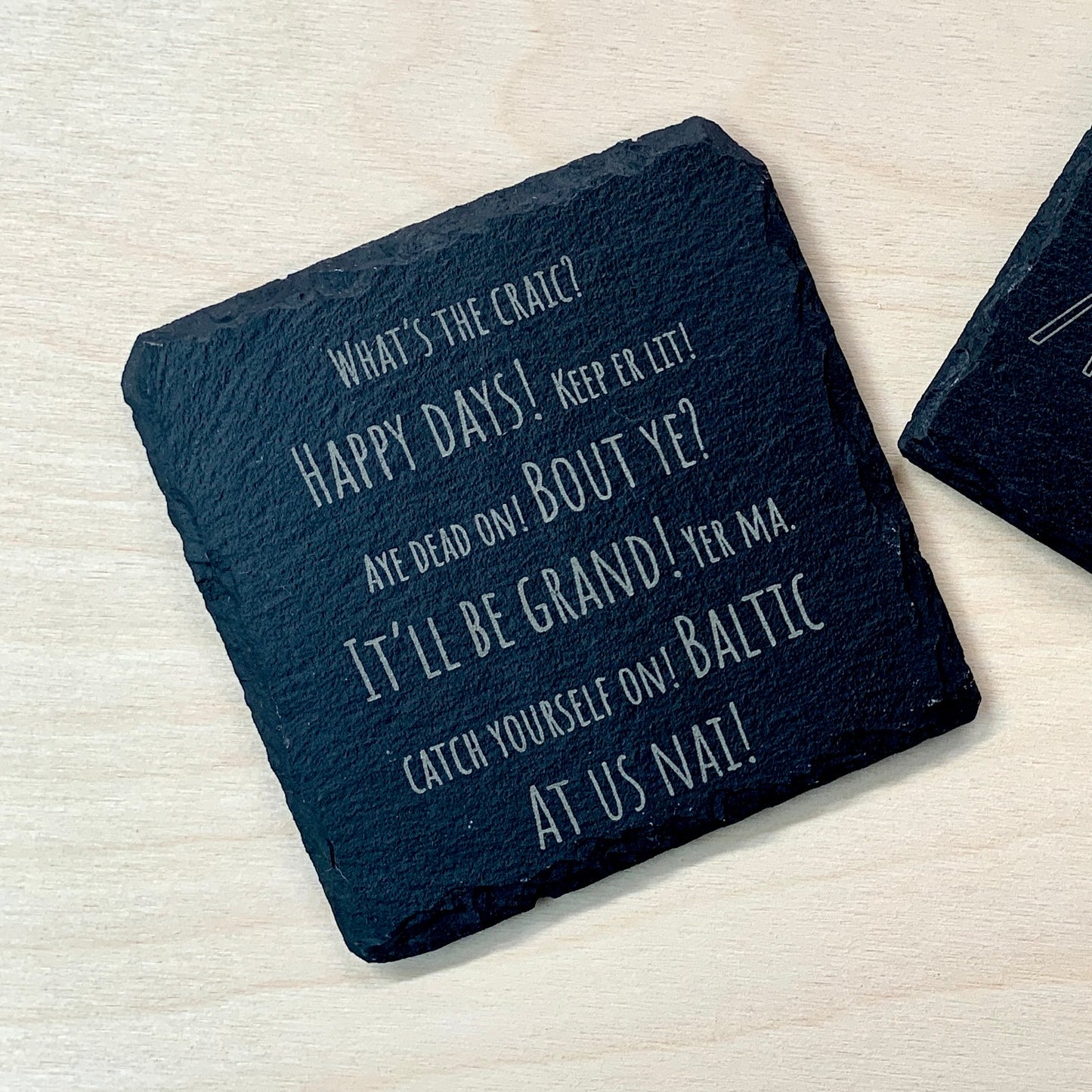 Belfast Slate Coaster