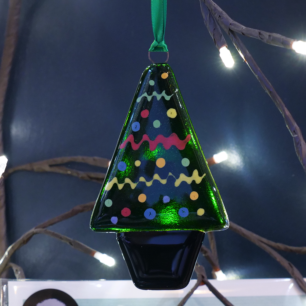 Christmas Tree Glass Bauble