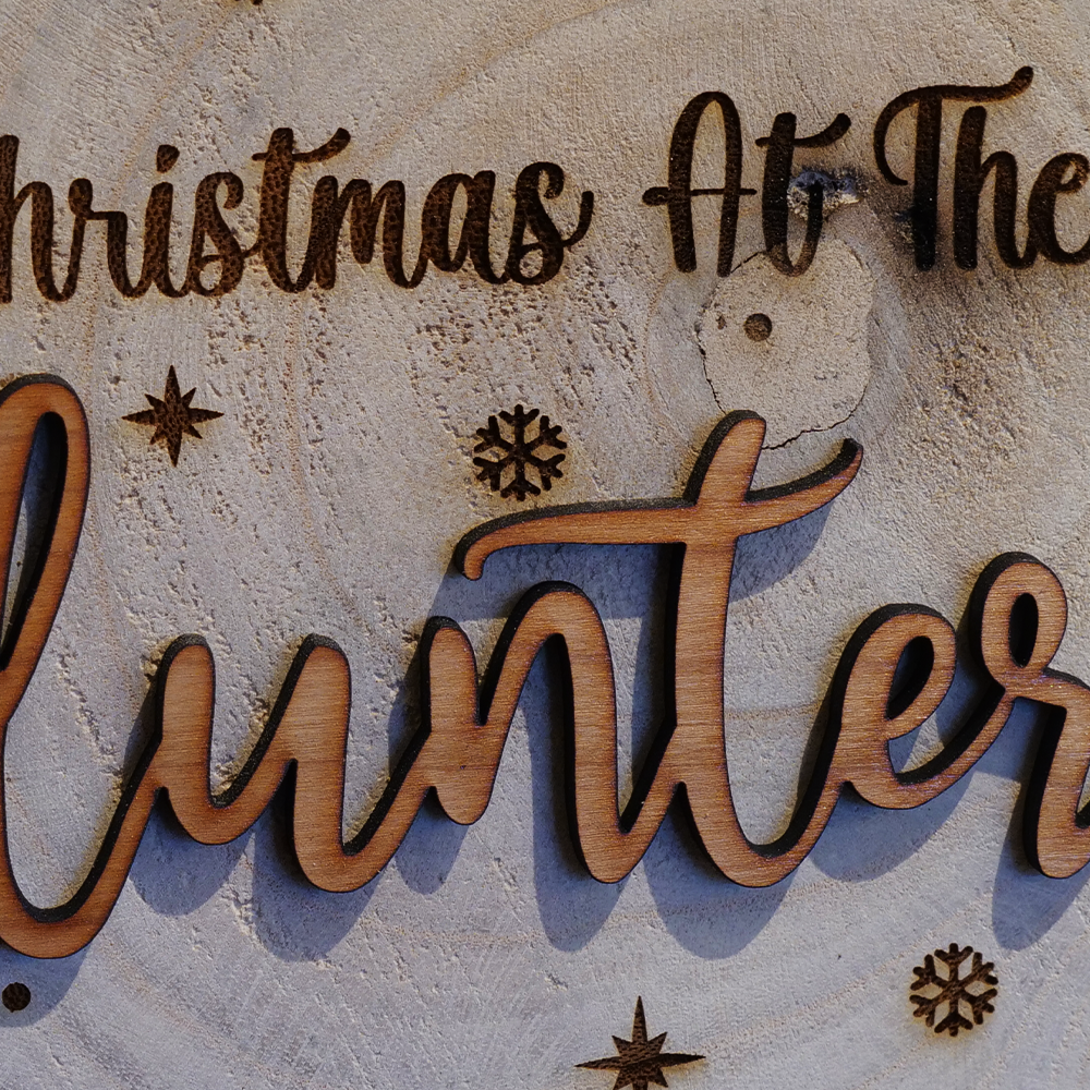 Christmas Log Sign