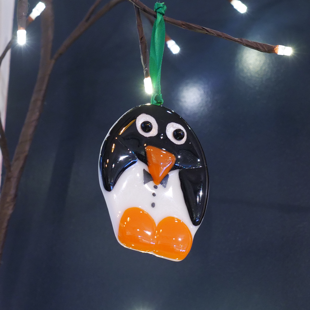 Penguin Glass Bauble