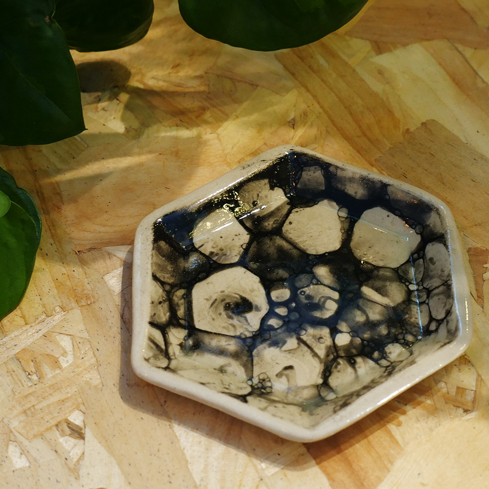 Hexagon Trinket Dish Small