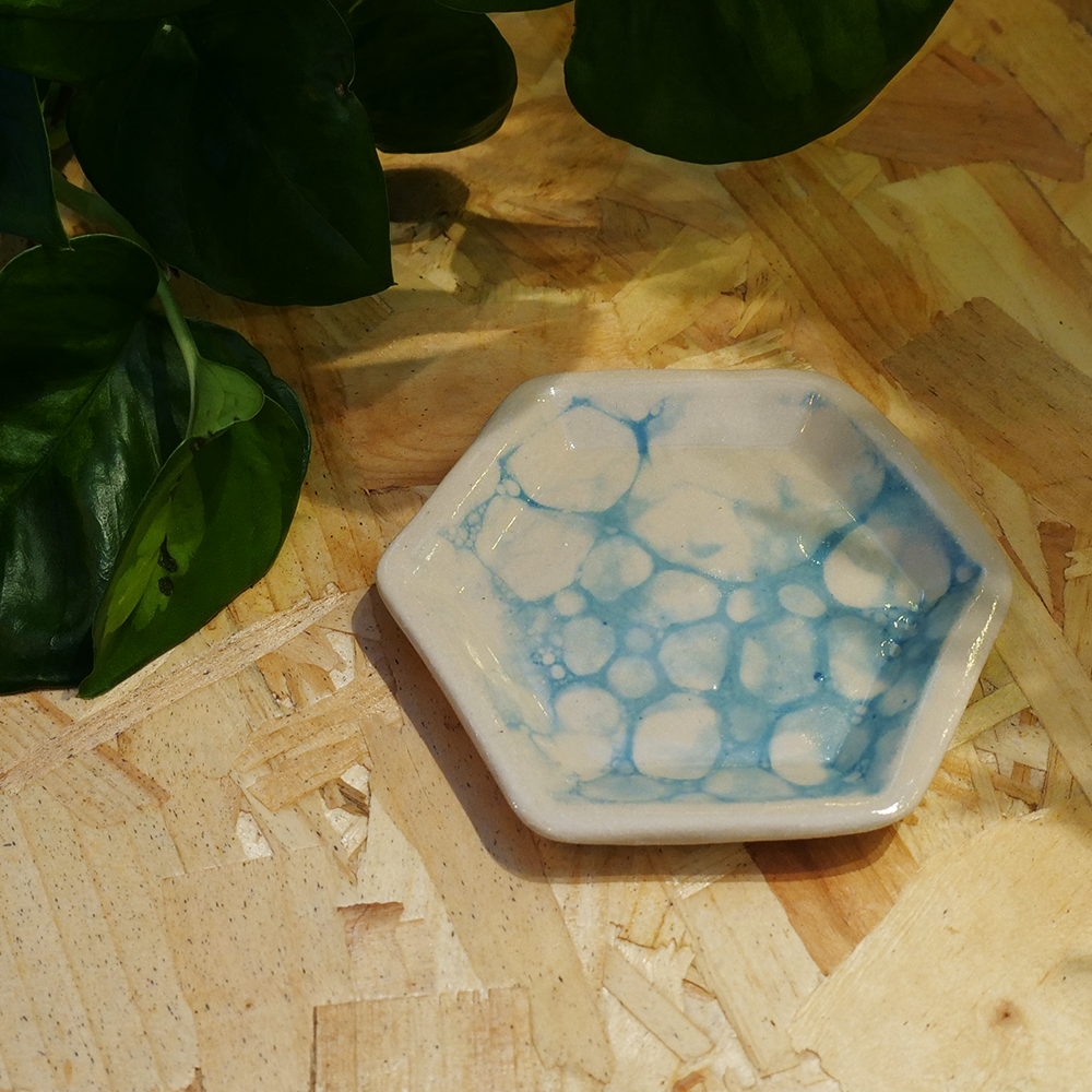 Hexagon Trinket Dish Small