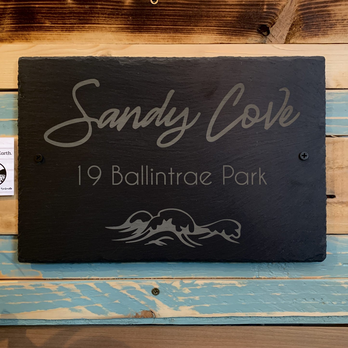 Slate House Sign