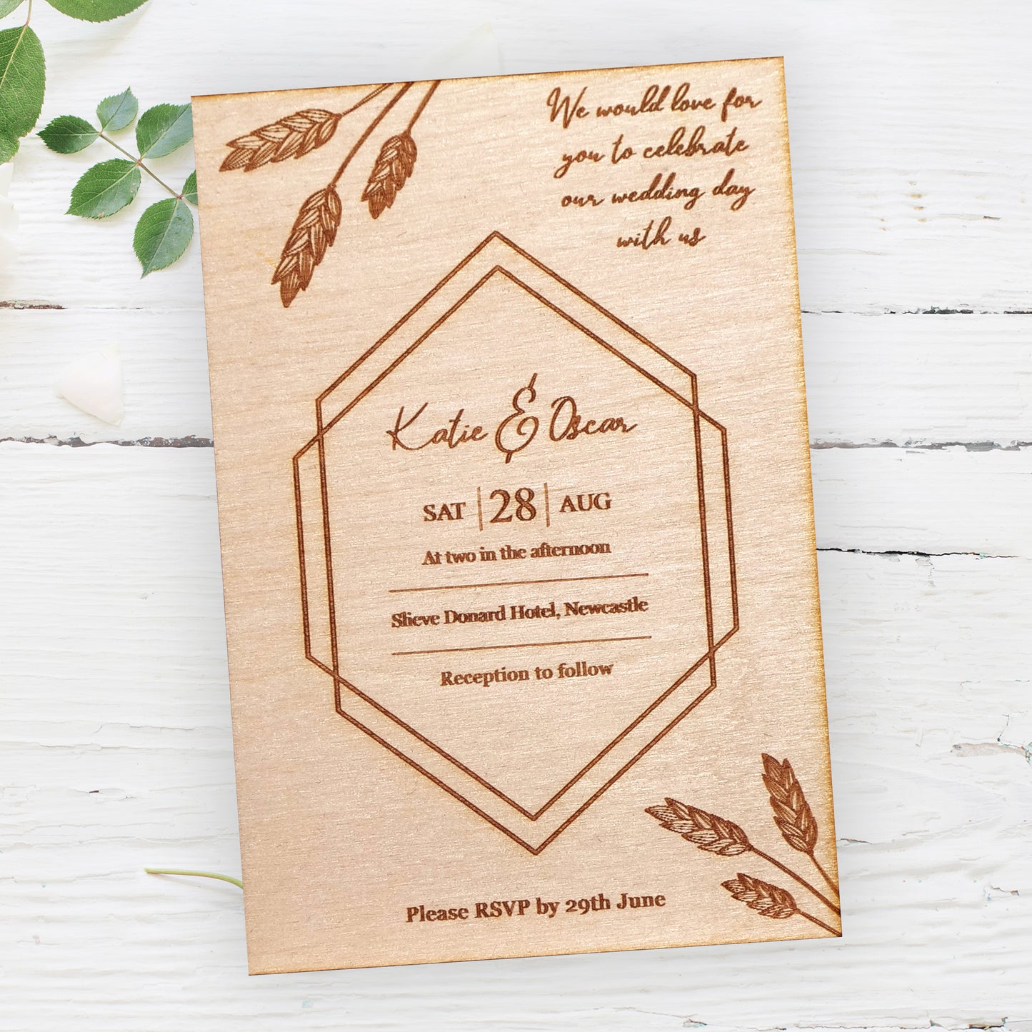 Formal Wedding Invitation