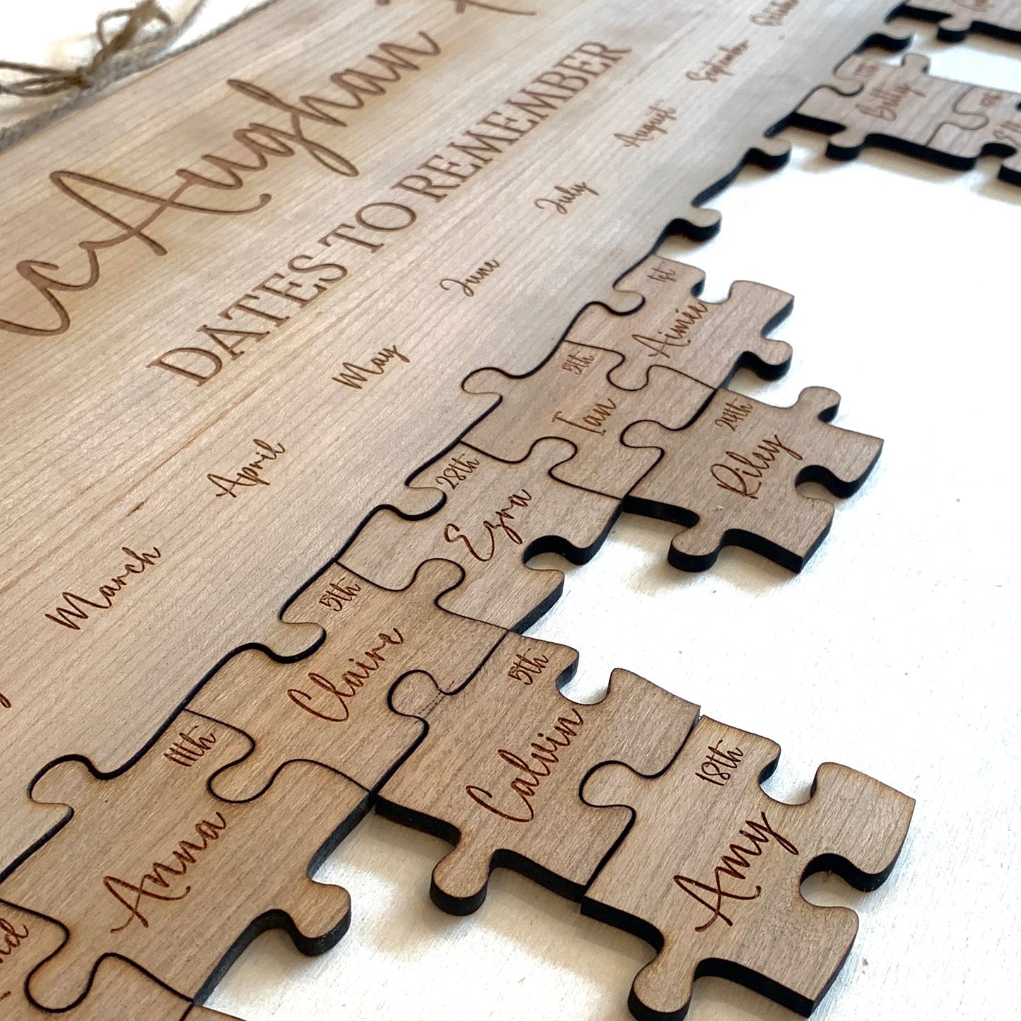 Family Jigsaw Calendar