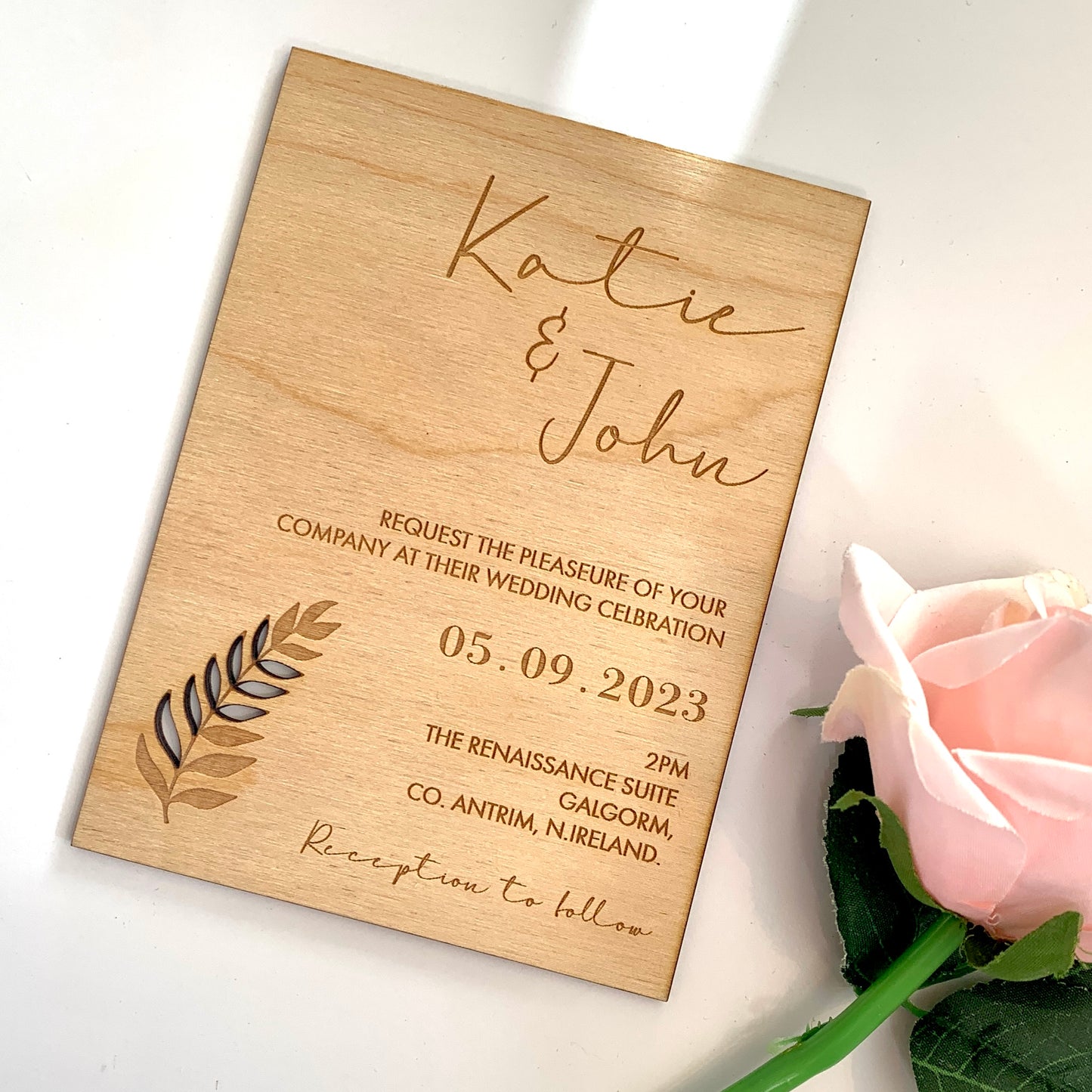 Formal Wedding Invitation