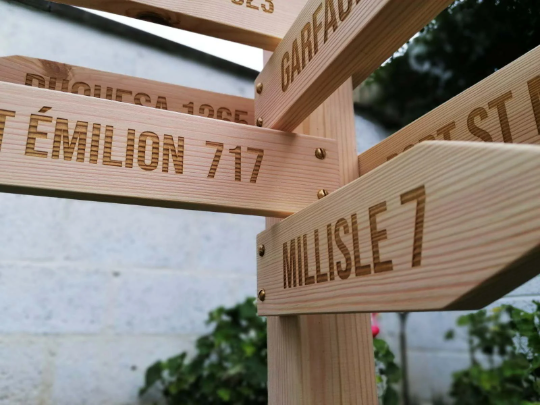 Large signpost