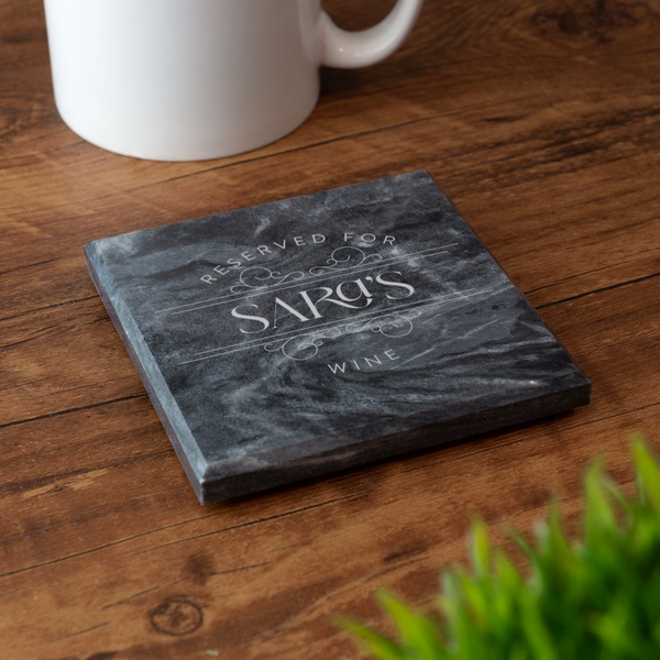 Personalised Marble Coaster - Square