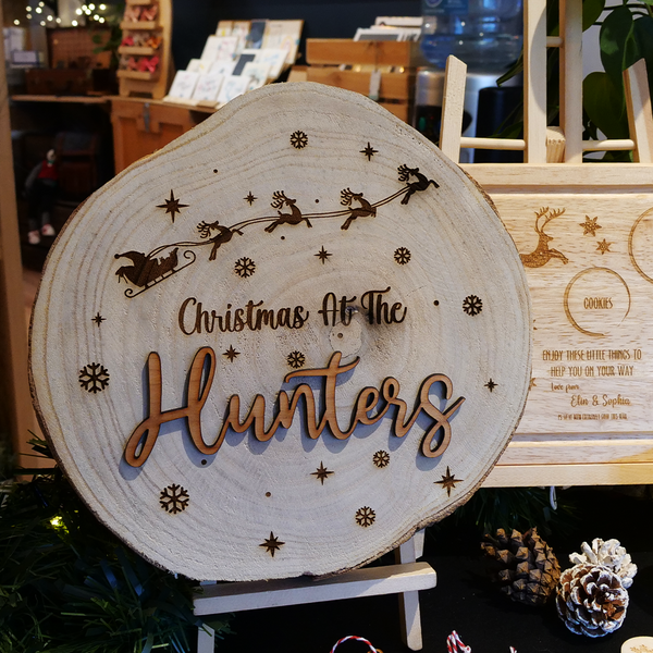 Christmas Log Sign