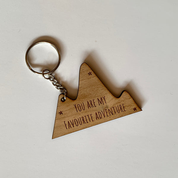 Mountain Adventure Keyring