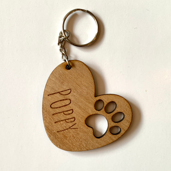 Paw Keyring