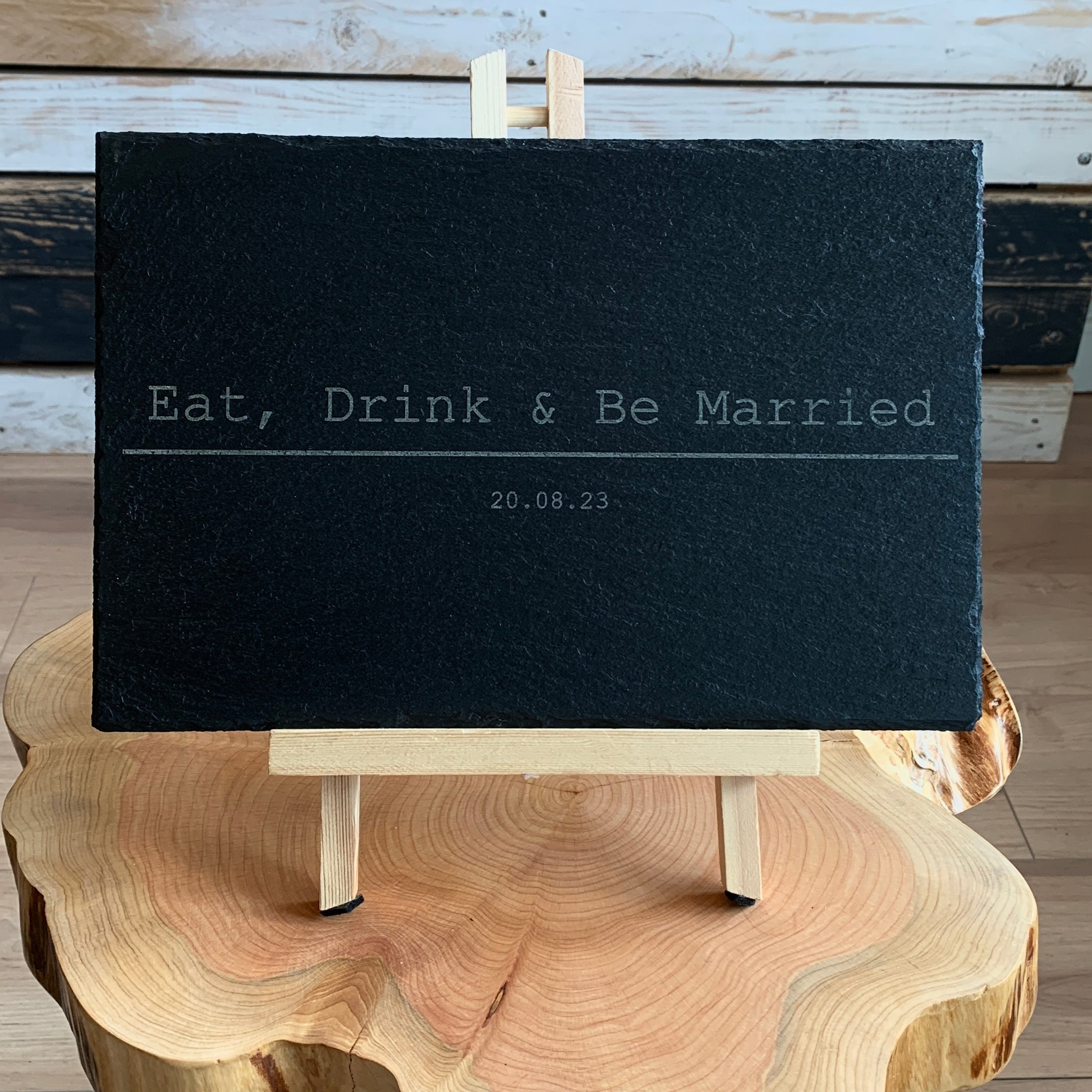Reception Slate Signs Slate Welcome Sign β Scorched Earth