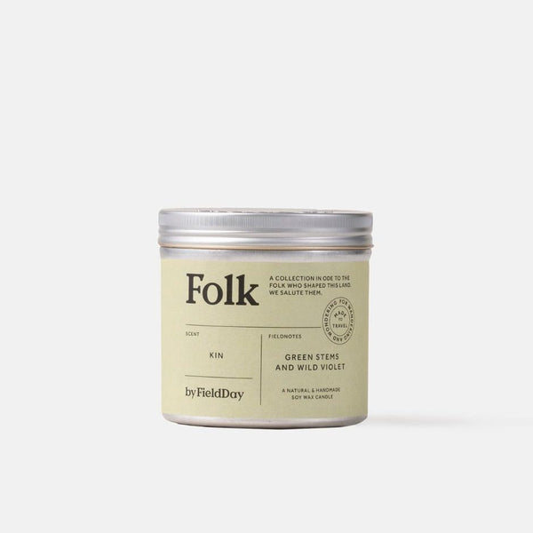 Folk Tin Candle Kin