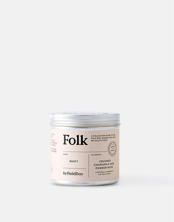 Folk Tin Candle Quiet